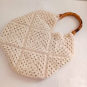 Handmade Large Crochet Tote Bag
